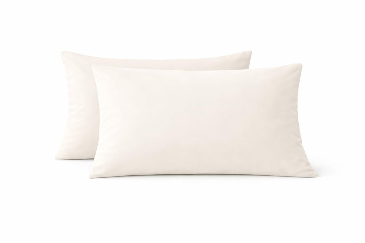 EVOLIVE Standard Microfiber Pillowcases Set of 2, 20"x30" (Yellow)