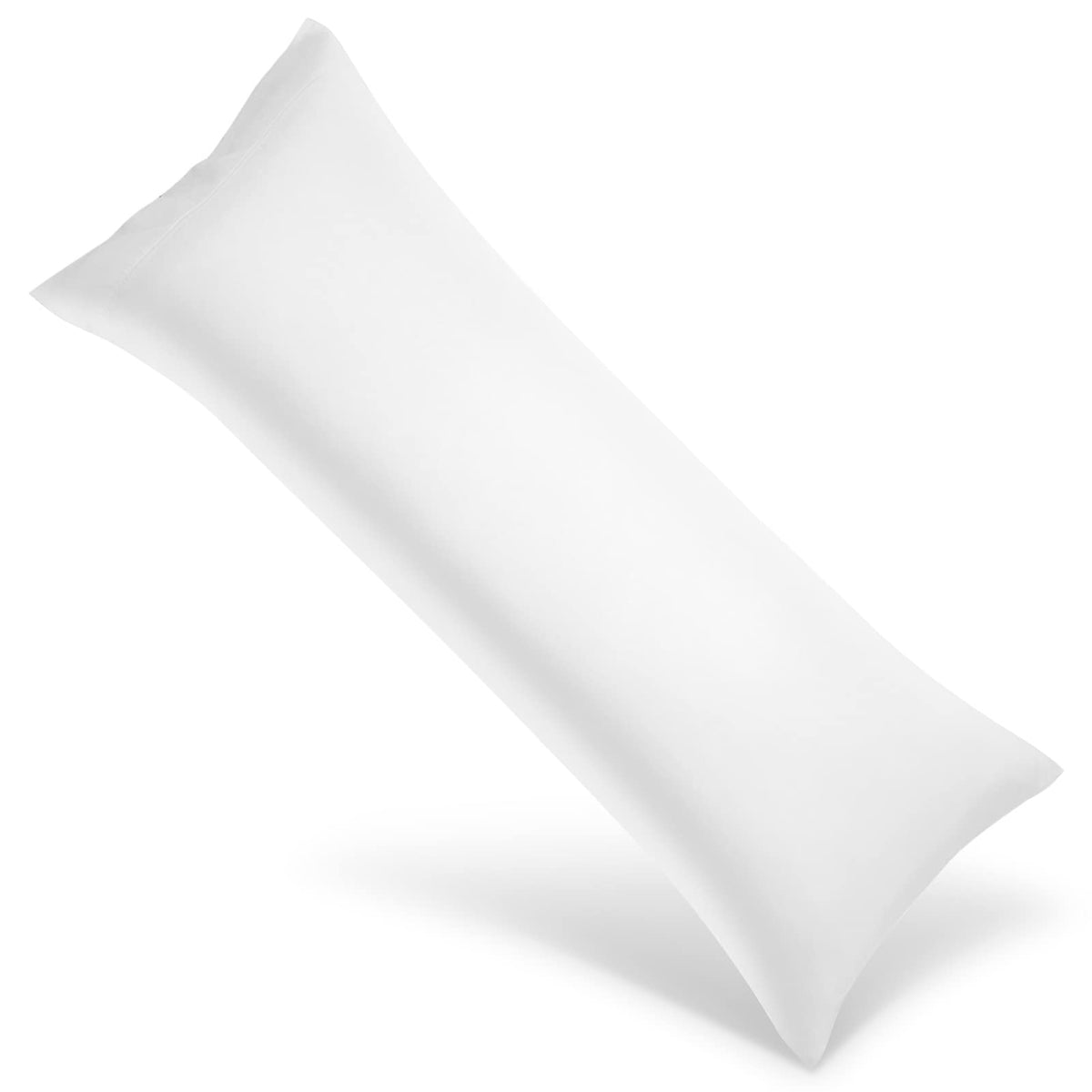 WishSmile Body Cooling Pillowcase Long Pillow Case Breathable Cool Silky Soft Rayon Derived from Bamboo Fabric, Hair and Skin Friendly, Dark Grey, 1 Pack, 20x54IN