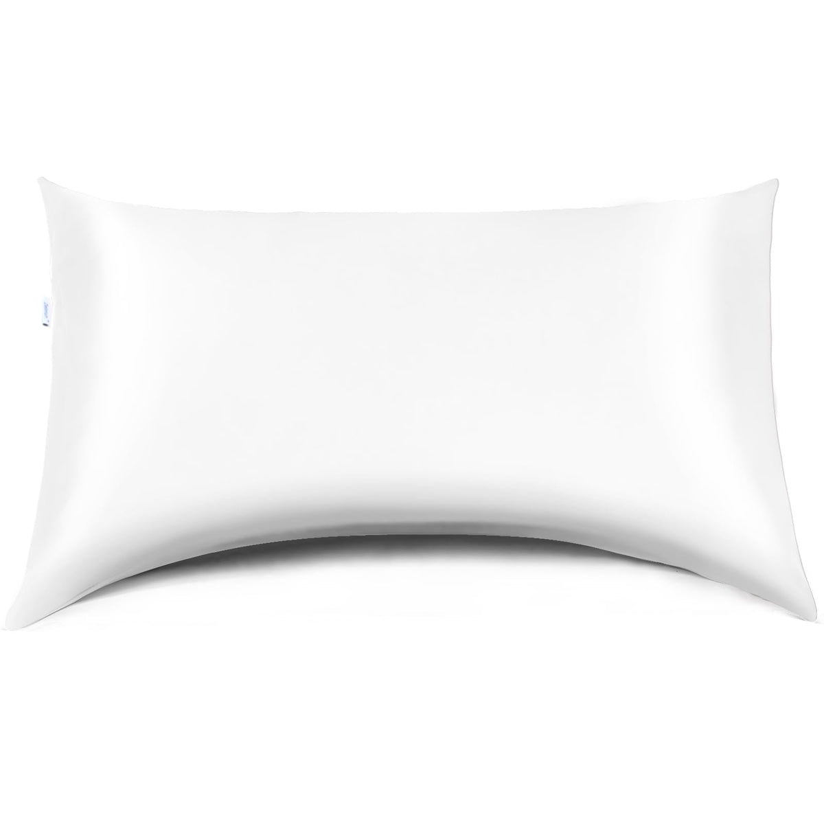 Curved Queen Pillow Case for Sider Sleeper, 20 x 30 Silky Cover with Zipper