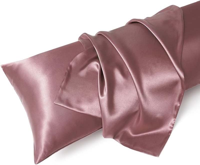 Satin Pillowcase for Hair and Skin Queen, Silky Pillowcase 20x30 Inches - Set of 2 with Envelope Closure, Similar to Silk Pillow Cases, Gifts for Women Men