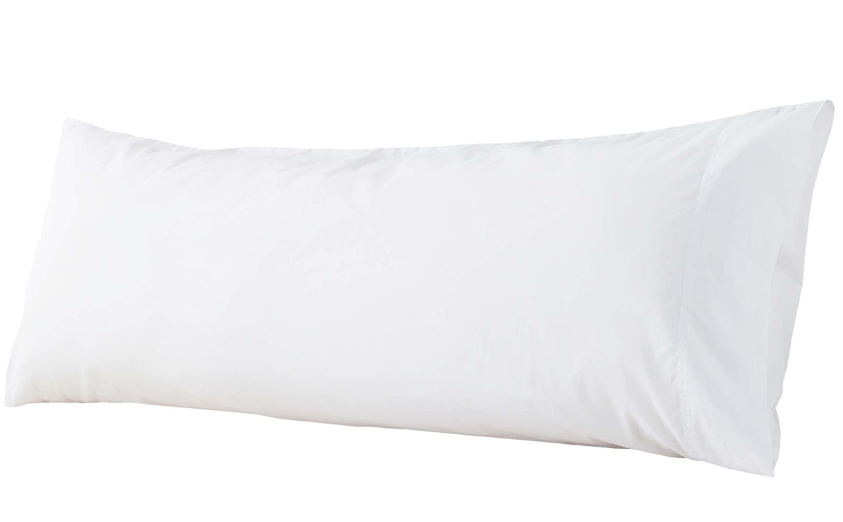WhatsBedding Body Pillow Cover Cotton, Envelope Closure, Grey, 20x54