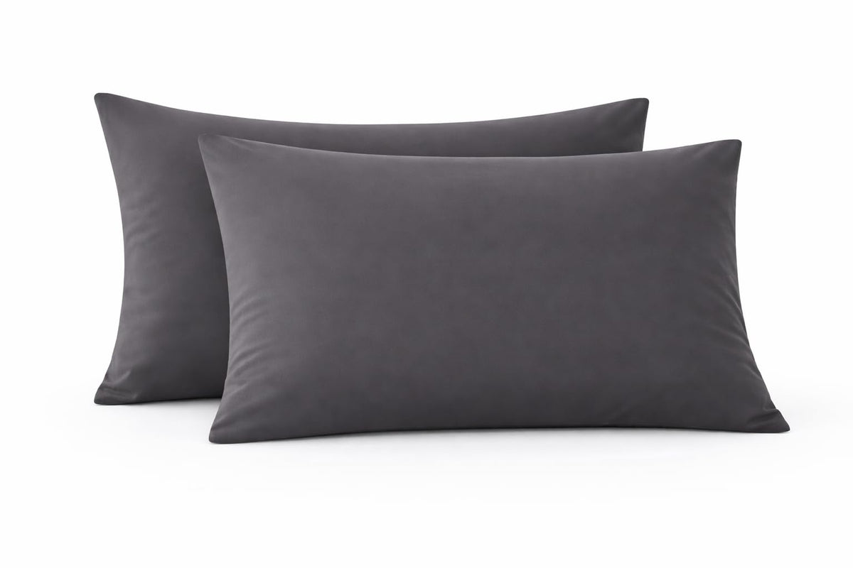 EVOLIVE Standard Microfiber Pillowcases Set of 2, 20"x30" (Yellow)