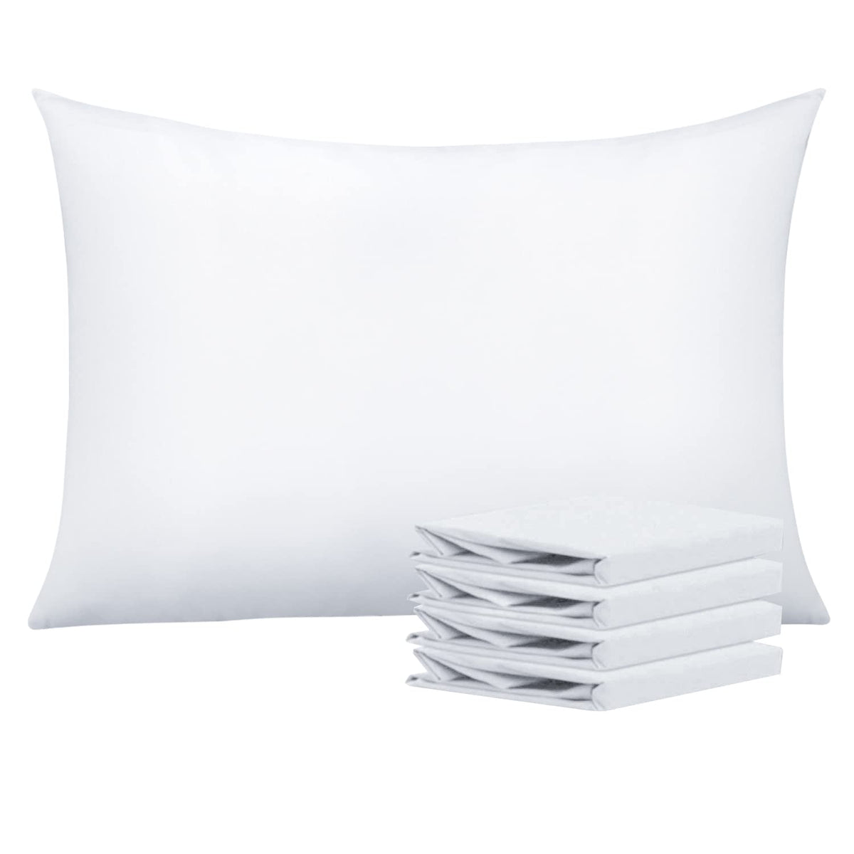 NTBAY Microfiber King Pillowcases, 2 Pack, 20 x 36, Dark Grey