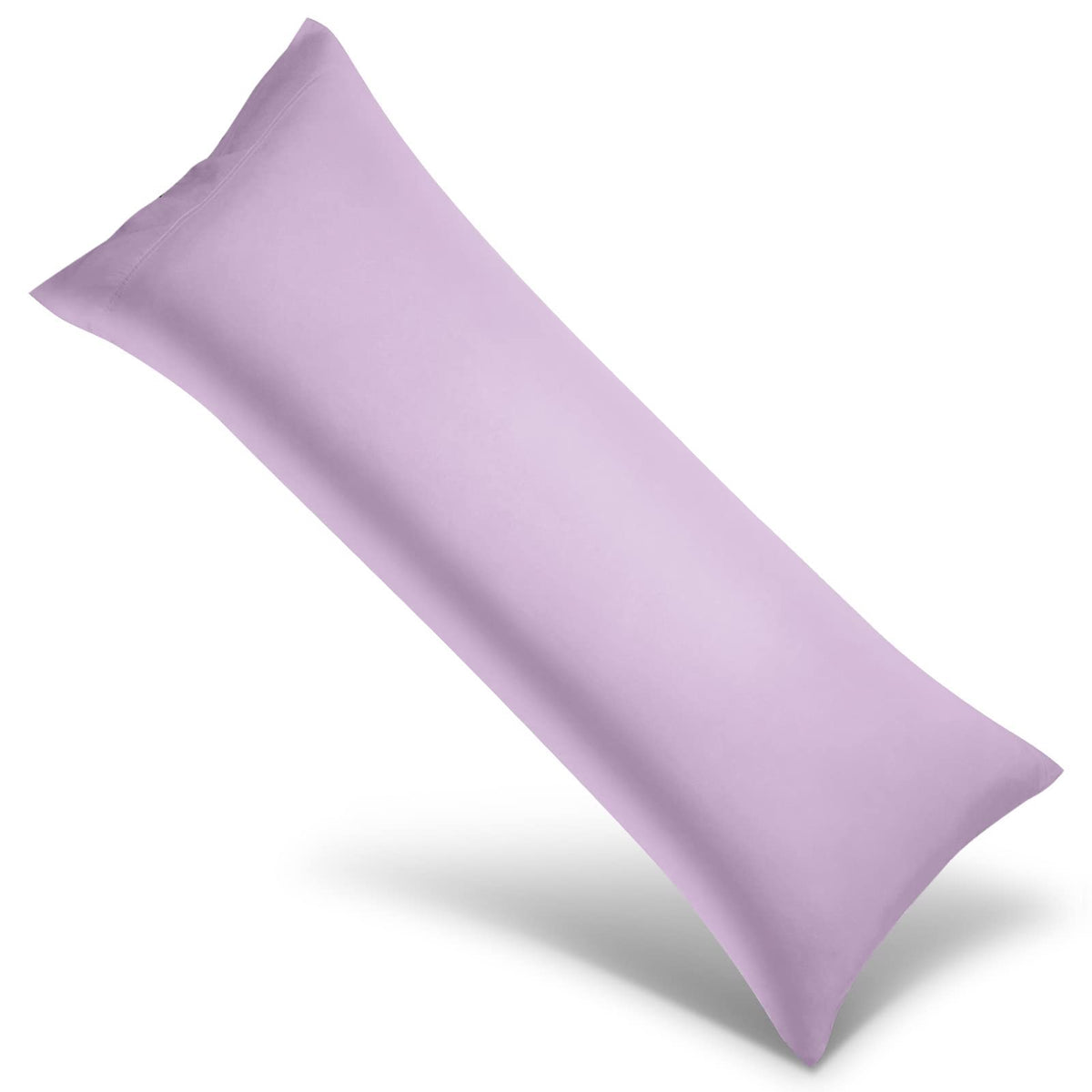 WishSmile Body Cooling Pillowcase Long Pillow Case Breathable Cool Silky Soft Rayon Derived from Bamboo Fabric, Hair and Skin Friendly, Dark Grey, 1 Pack, 20x54IN
