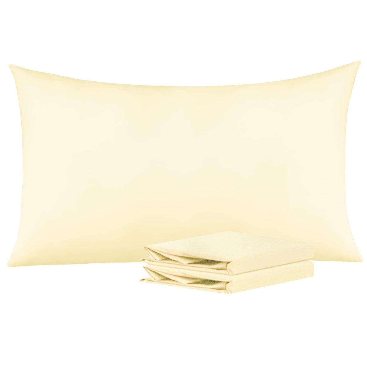 NTBAY Microfiber King Pillowcases, 2 Pack, 20 x 36, Dark Grey