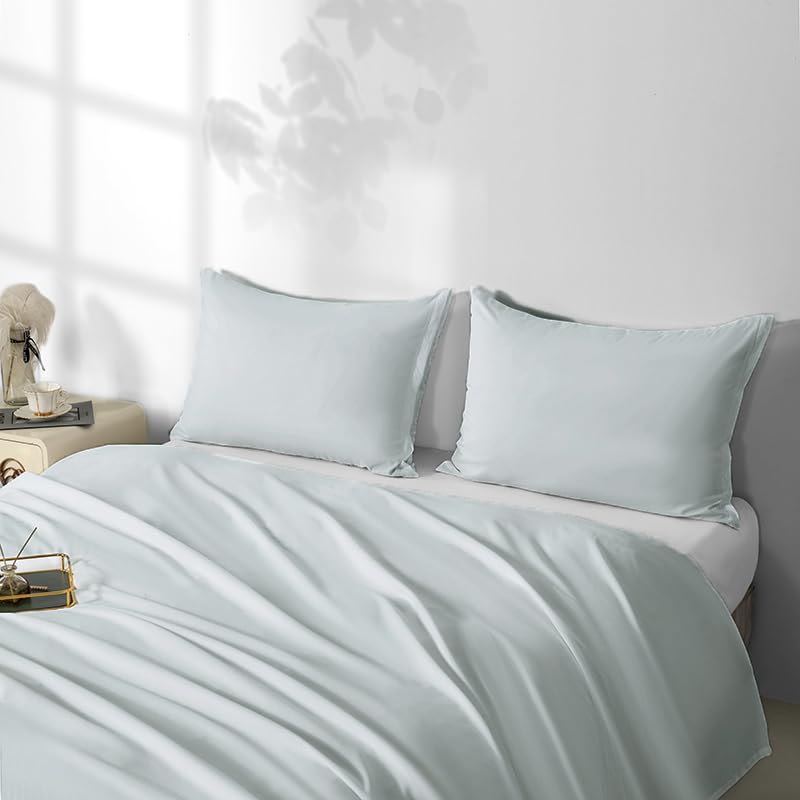 King Size Zipper Pillow Cases Set of 2,Dark Gray,20x36 Inches