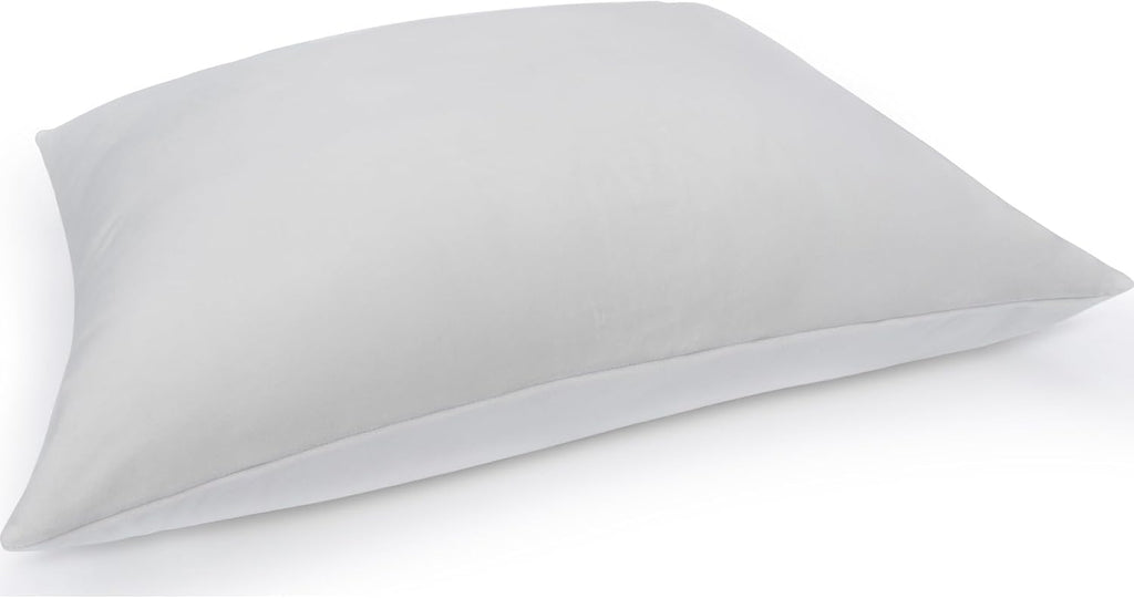 SquishPillow by Original Squishmallows Standard Pillowcase - Ultra Soft Light “Solid Slumber - Grey”