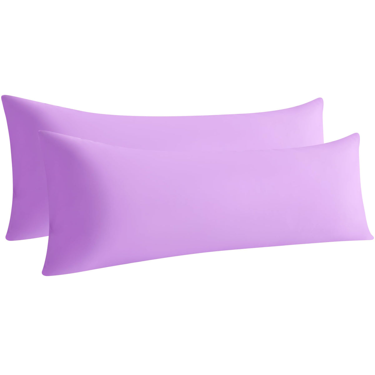Microfiber King Pillowcases, 2 Pack, 20x36 Inch, Black