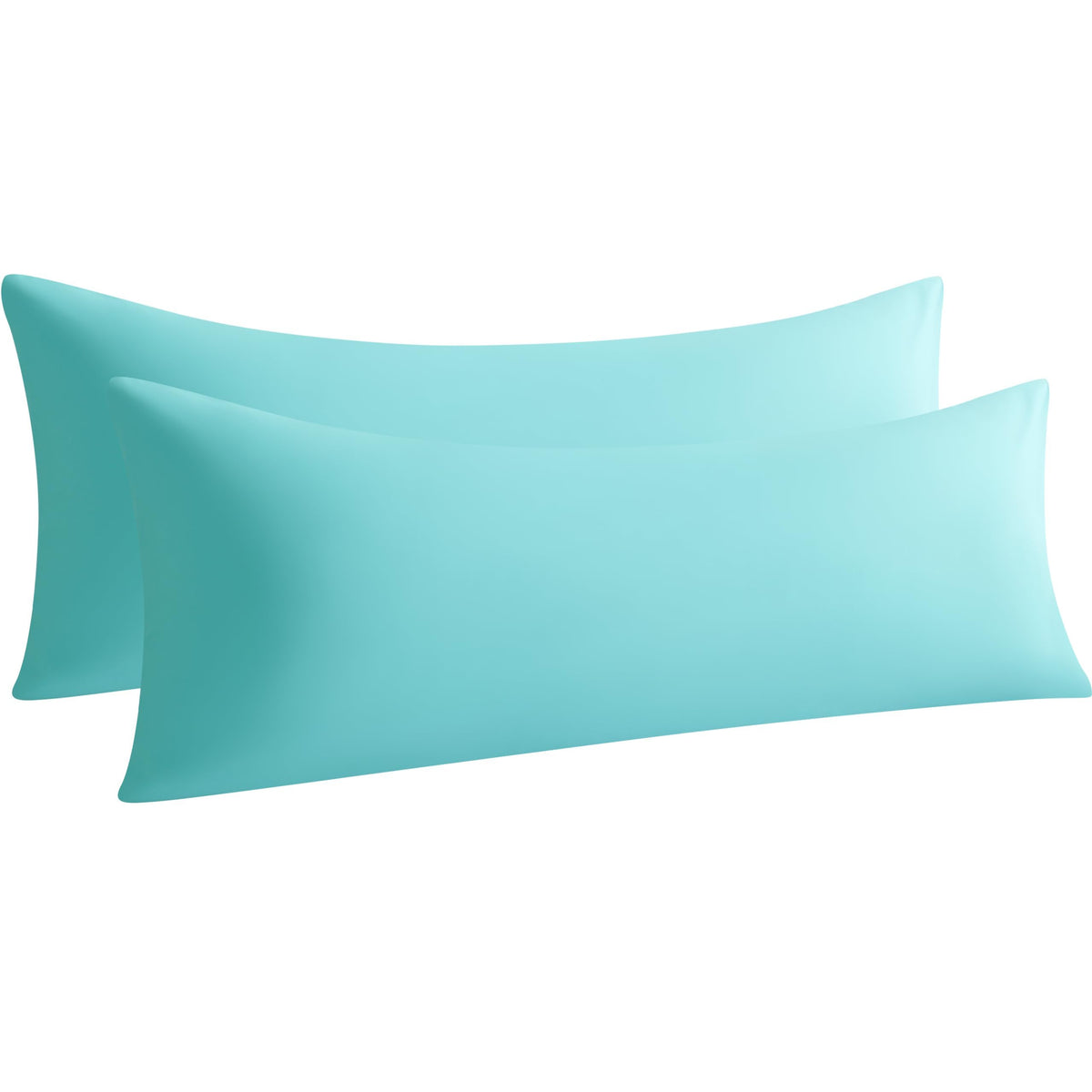 Microfiber King Pillowcases, 2 Pack, 20x36 Inch, Black