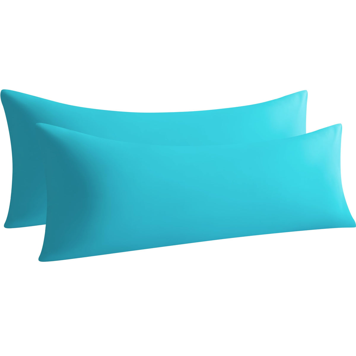 Microfiber King Pillowcases, 2 Pack, 20x36 Inch, Black