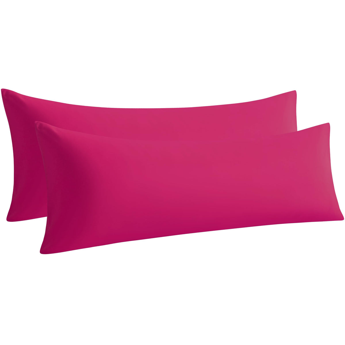 Microfiber King Pillowcases, 2 Pack, 20x36 Inch, Black