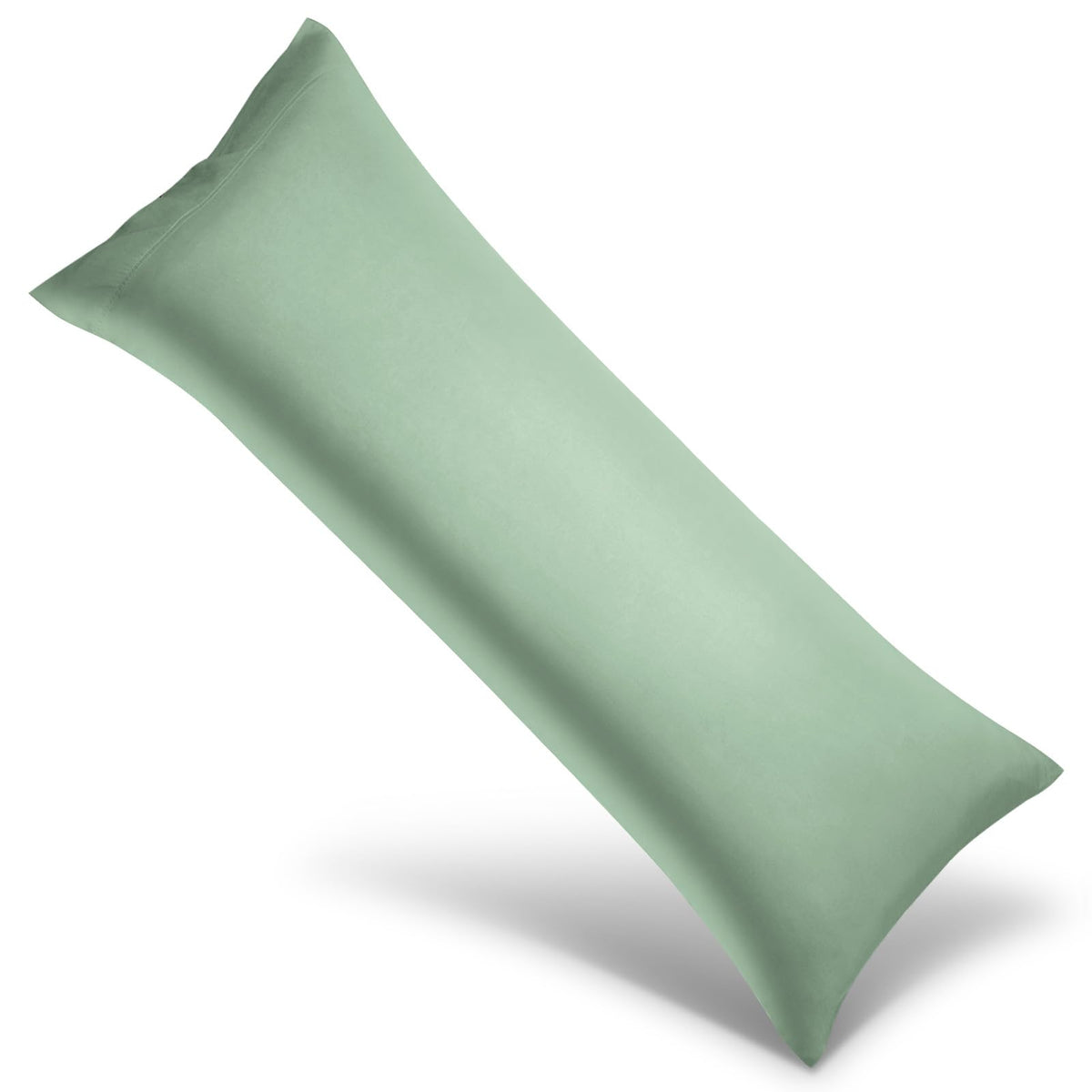 WishSmile Body Cooling Pillowcase Long Pillow Case Breathable Cool Silky Soft Rayon Derived from Bamboo Fabric, Hair and Skin Friendly, Dark Grey, 1 Pack, 20x54IN