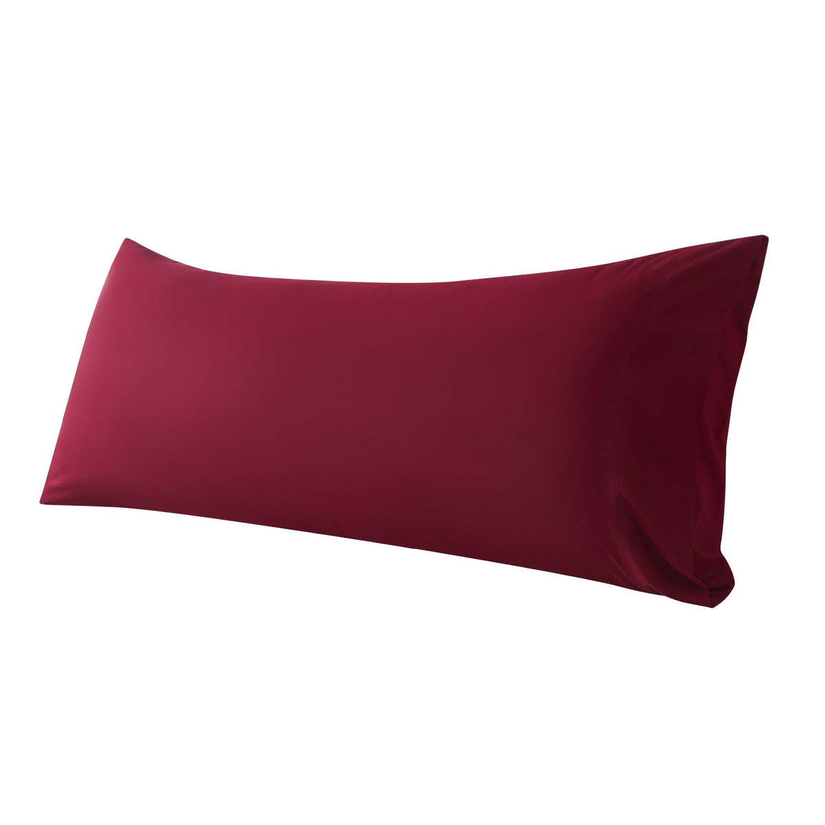 WhatsBedding Body Pillow Cover Cotton, Envelope Closure, Grey, 20x54