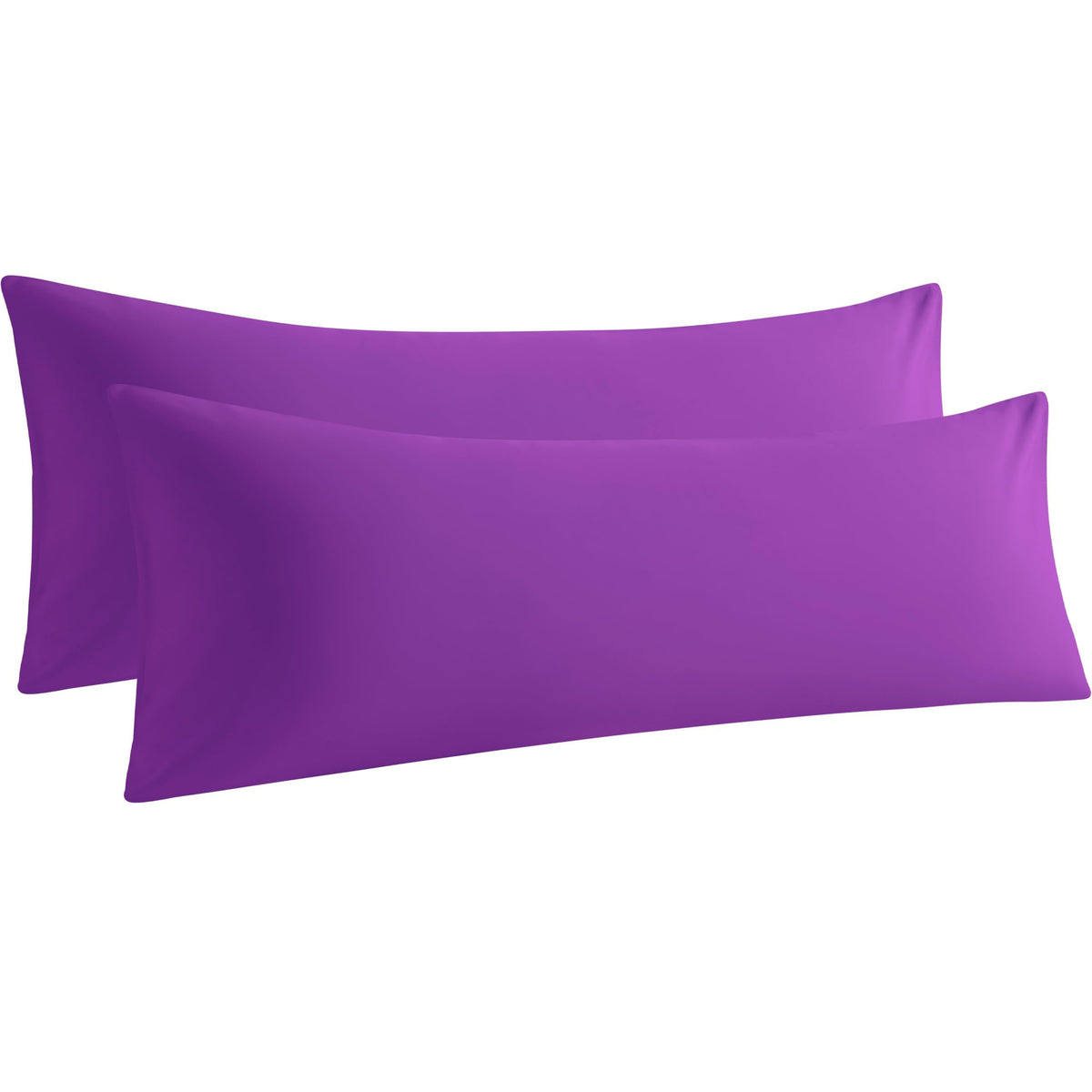 Microfiber King Pillowcases, 2 Pack, 20x36 Inch, Black
