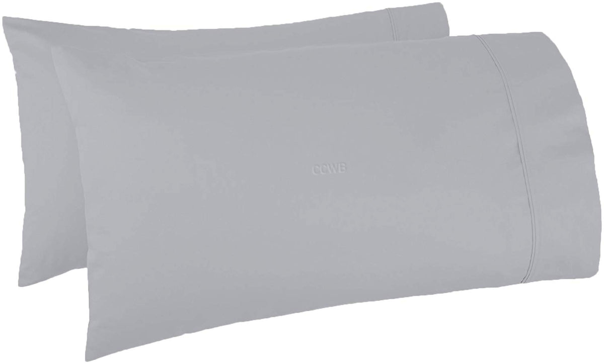 TBM Oversize Pillow Case White King Extra Large Fits Even The Fluffiest Pillows Including The Pancake Pillow Sleeve Style Extra Tall Pillowcase 100% Egyptian Cotton 600 Thread Count