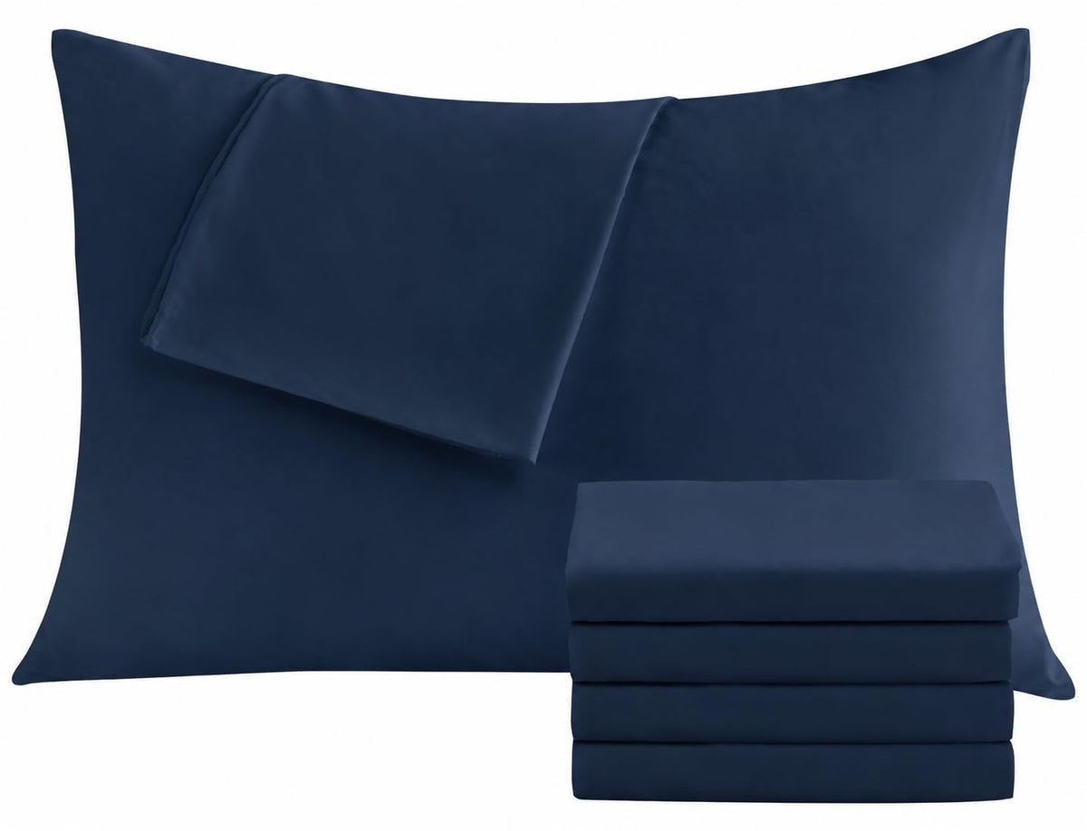 CULVE White Pillow Cases King 4 Pack, Microfiber Pillowcase, 20x36