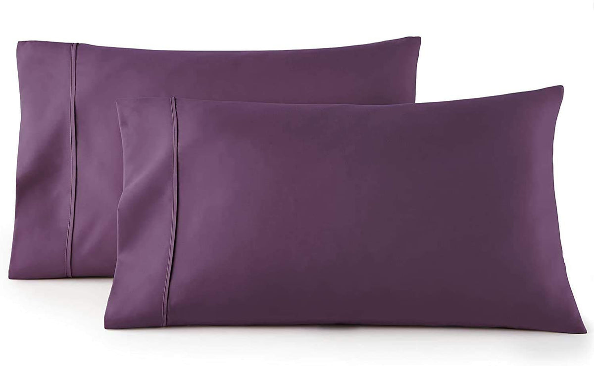 TBM Oversize Pillow Case White King Extra Large Fits Even The Fluffiest Pillows Including The Pancake Pillow Sleeve Style Extra Tall Pillowcase 100% Egyptian Cotton 600 Thread Count