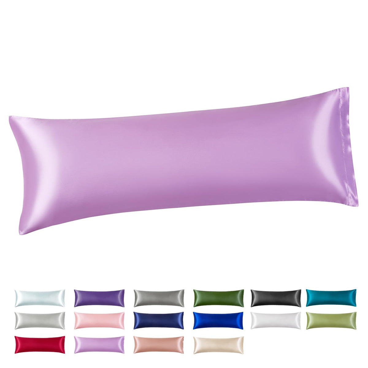 Silk Like Satin Pillowcase Standard Size, Royal Blue, 2 Pack, 20x26 Inches