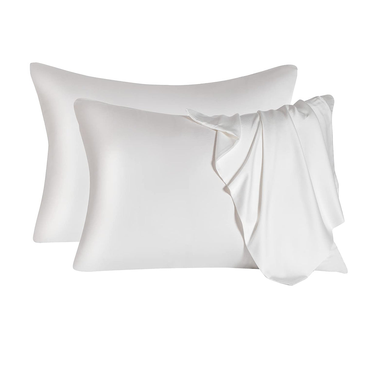 Mulberry Silk Pillowcase for Hair and Skin,Cooling Silk Pillow Case with Hidden Zipper,Allergen Proof Dual Sides Soft Breathable Smooth Silk Pillow Cover for Women (Violet, Toddler)