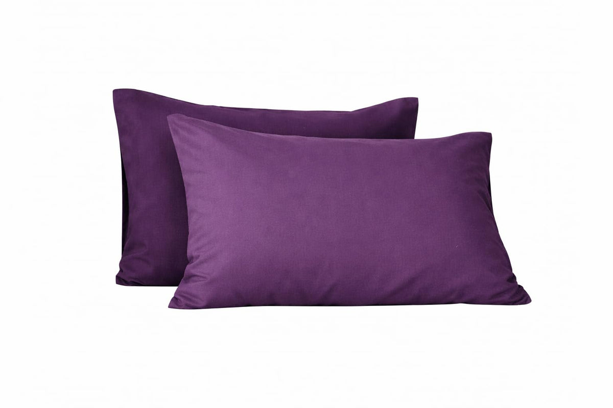 EVOLIVE Standard Microfiber Pillowcases Set of 2, 20"x30" (Yellow)