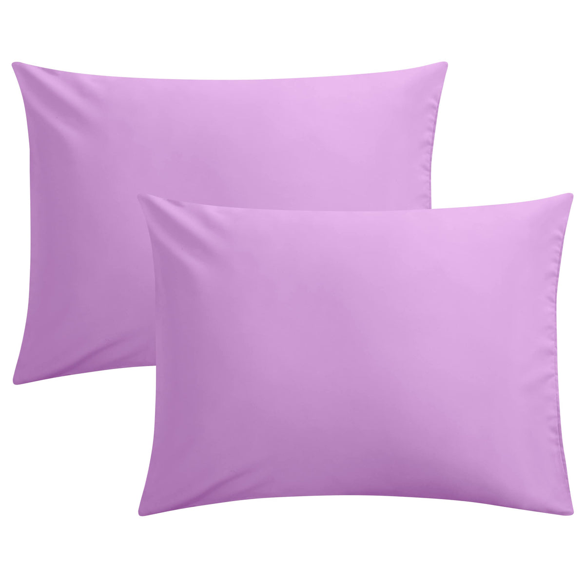 FLXXIE 2-Pack Microfiber King Pillow Cases, Envelope Closure, Navy
