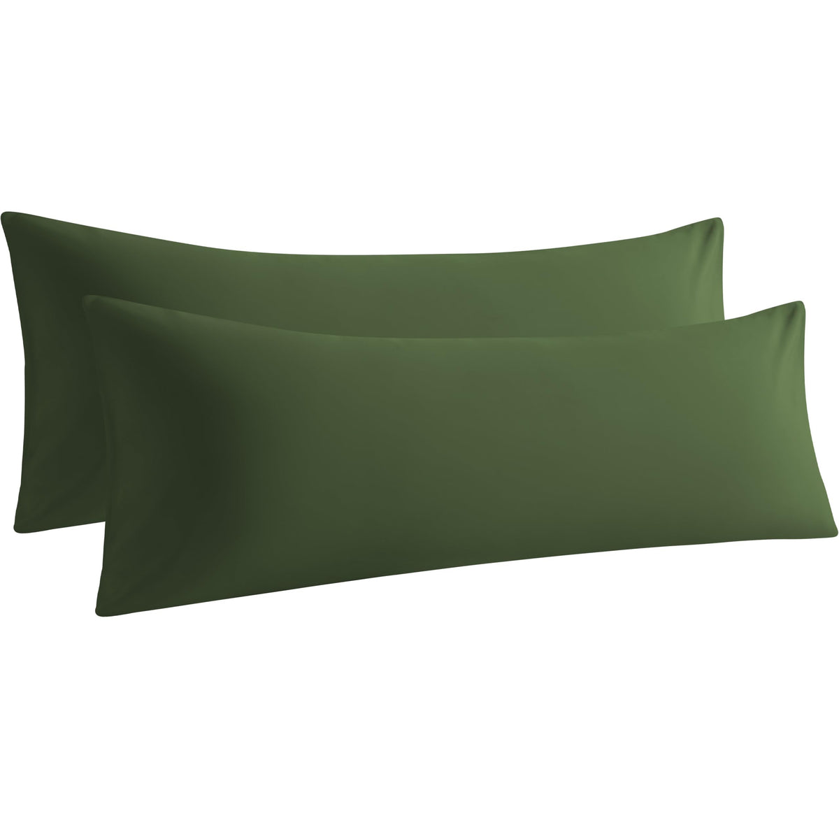 Microfiber King Pillowcases, 2 Pack, 20x36 Inch, Black