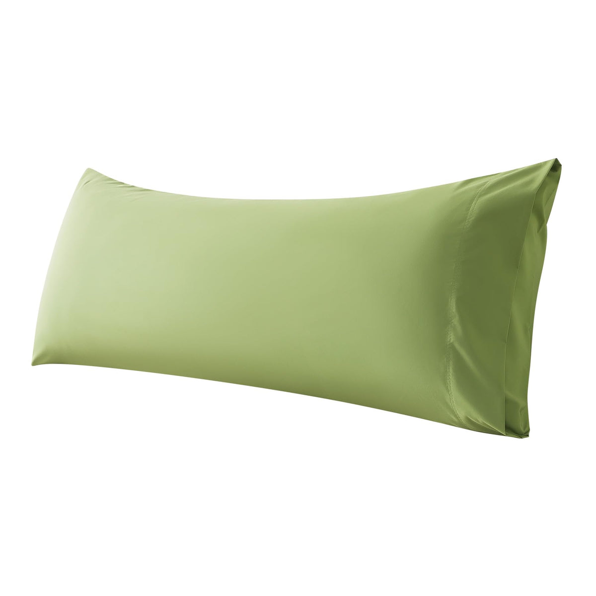 WhatsBedding Body Pillow Cover Cotton, Envelope Closure, Grey, 20x54