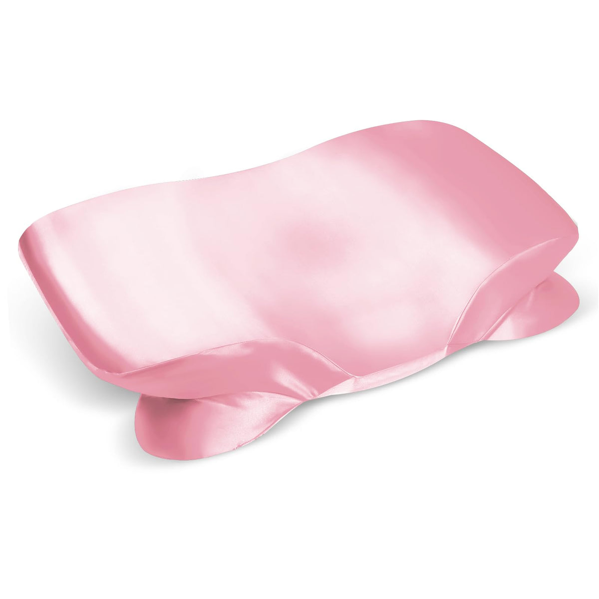 Satin Pillowcase for Zelimun Cervical Pillow, Ergonomic Case, Smooth & Soft Sleeping Pillowcase, Champagne Pillow Cover with Zipper