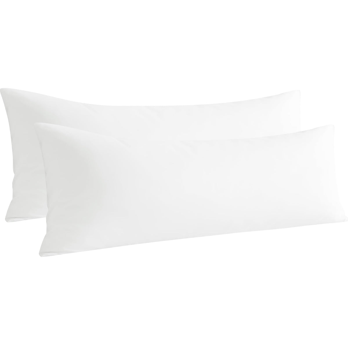 Microfiber King Pillowcases, 2 Pack, 20x36 Inch, Black
