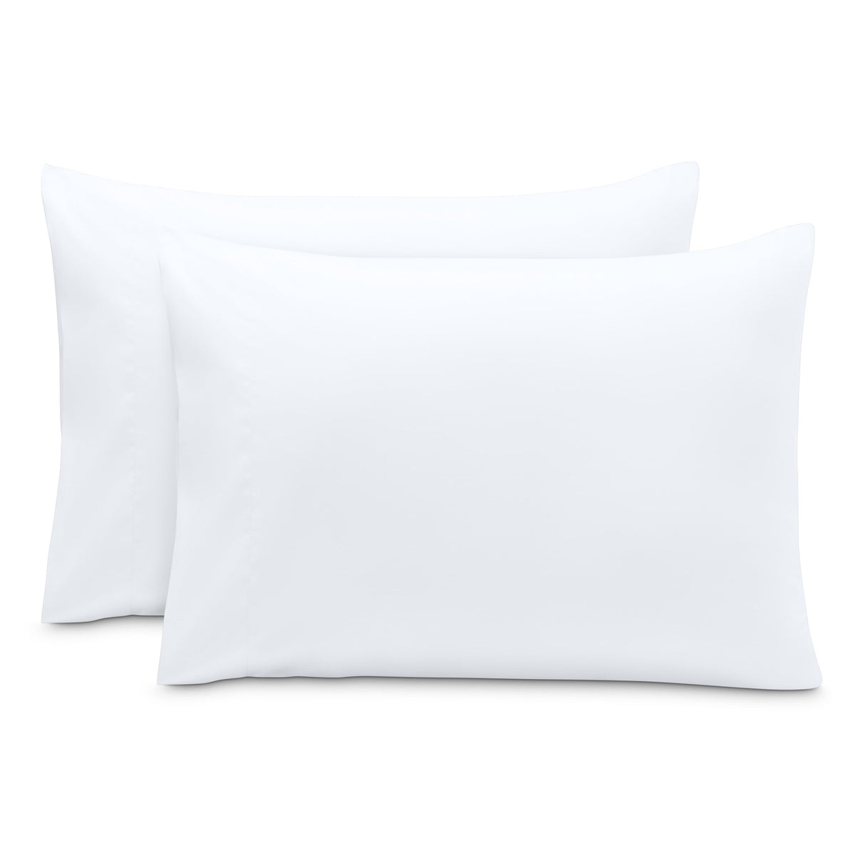 Bare Home Pillowcases Open End (Standard Set of 2, Grey)