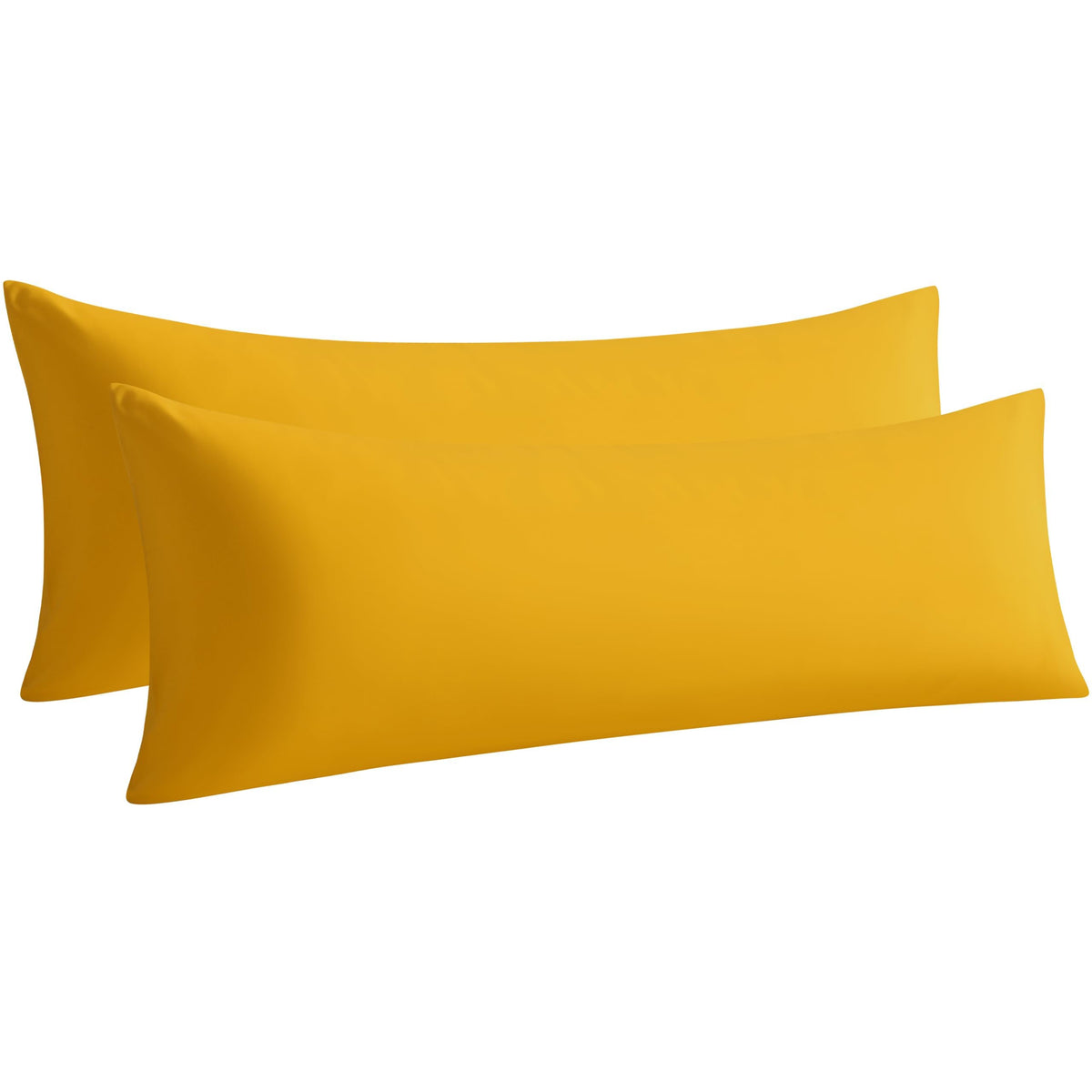 Microfiber King Pillowcases, 2 Pack, 20x36 Inch, Black