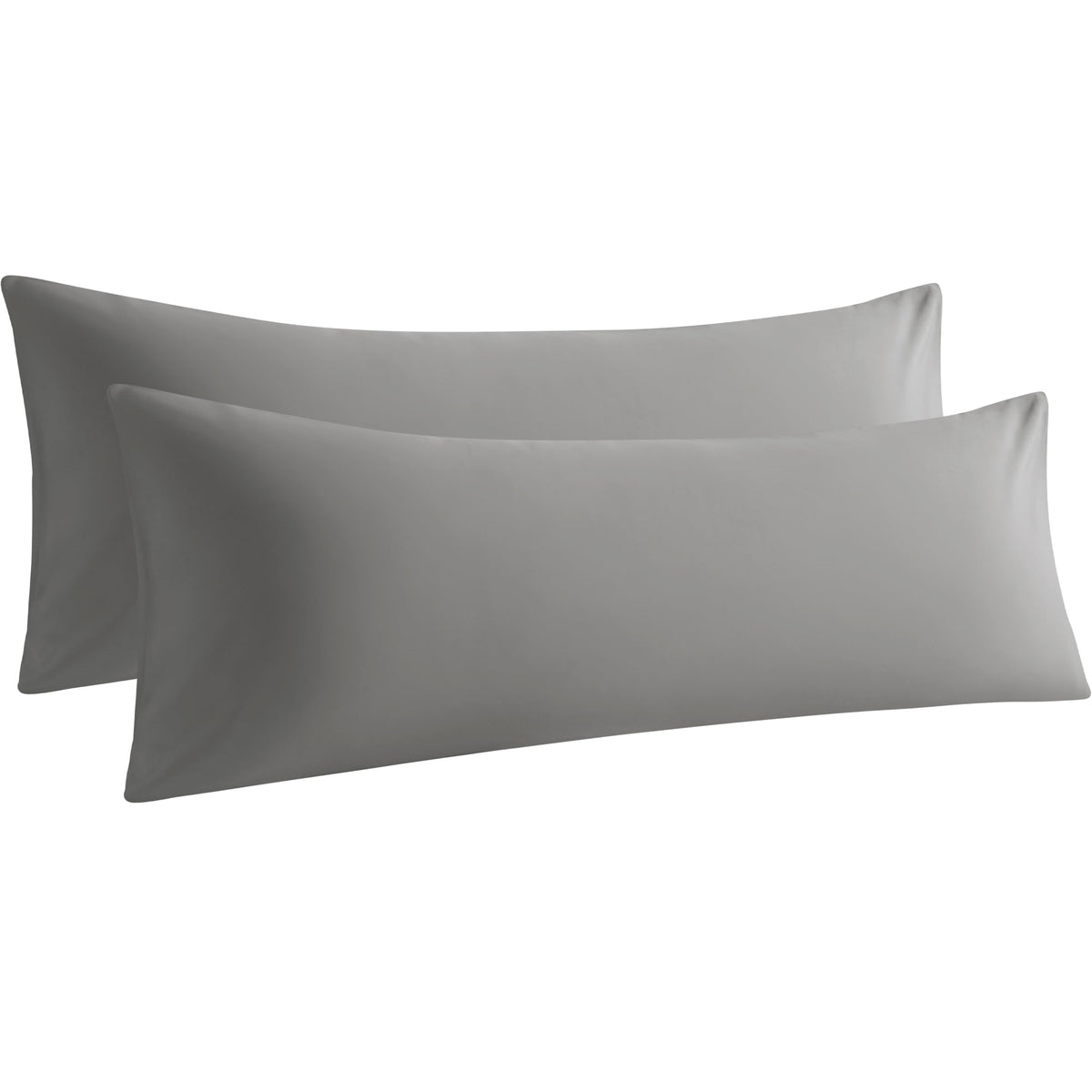 Microfiber King Pillowcases, 2 Pack, 20x36 Inch, Black