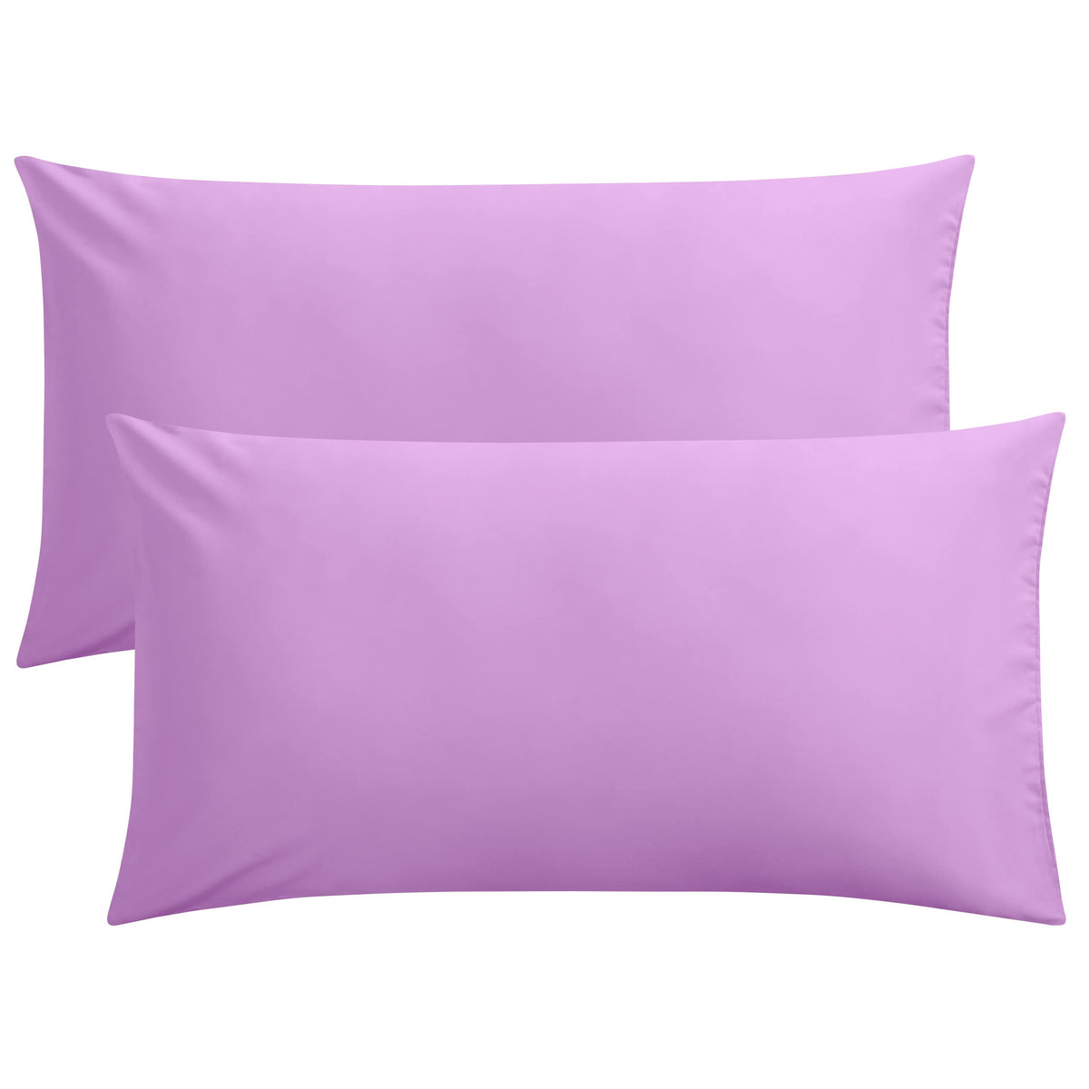 FLXXIE 2-Pack Microfiber King Pillow Cases, Envelope Closure, Navy