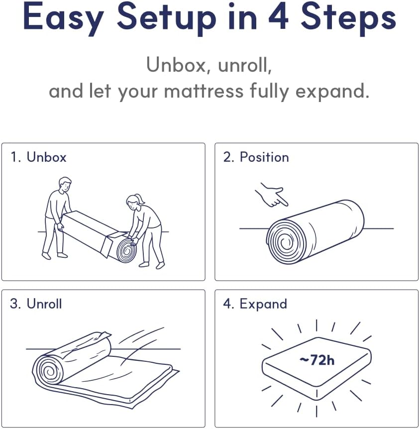 LIFEMENT, Essential 12 Inch Copper Infused Cooling Gel Memory Foam Mattress, Medium Firm, Fiberglass Free, Pressure Relief, Safe & Certified Foams & Cover (Gray, Queen (U.S. Standard), 12, Inches)