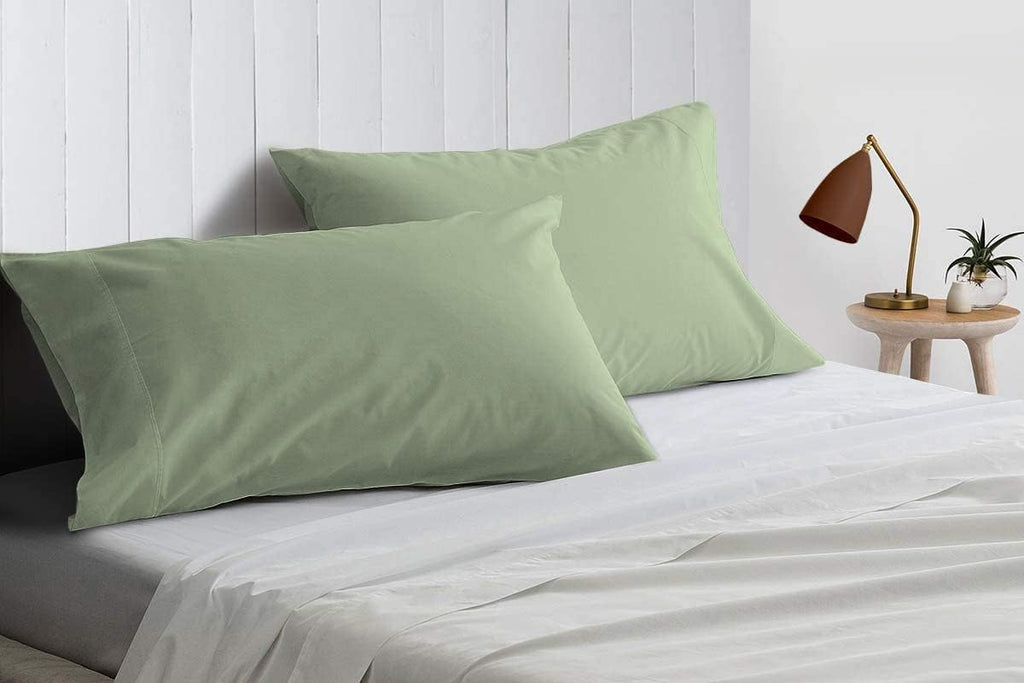 TBM Oversize Pillow Case White King Extra Large Fits Even The Fluffiest Pillows Including The Pancake Pillow Sleeve Style Extra Tall Pillowcase 100% Egyptian Cotton 600 Thread Count
