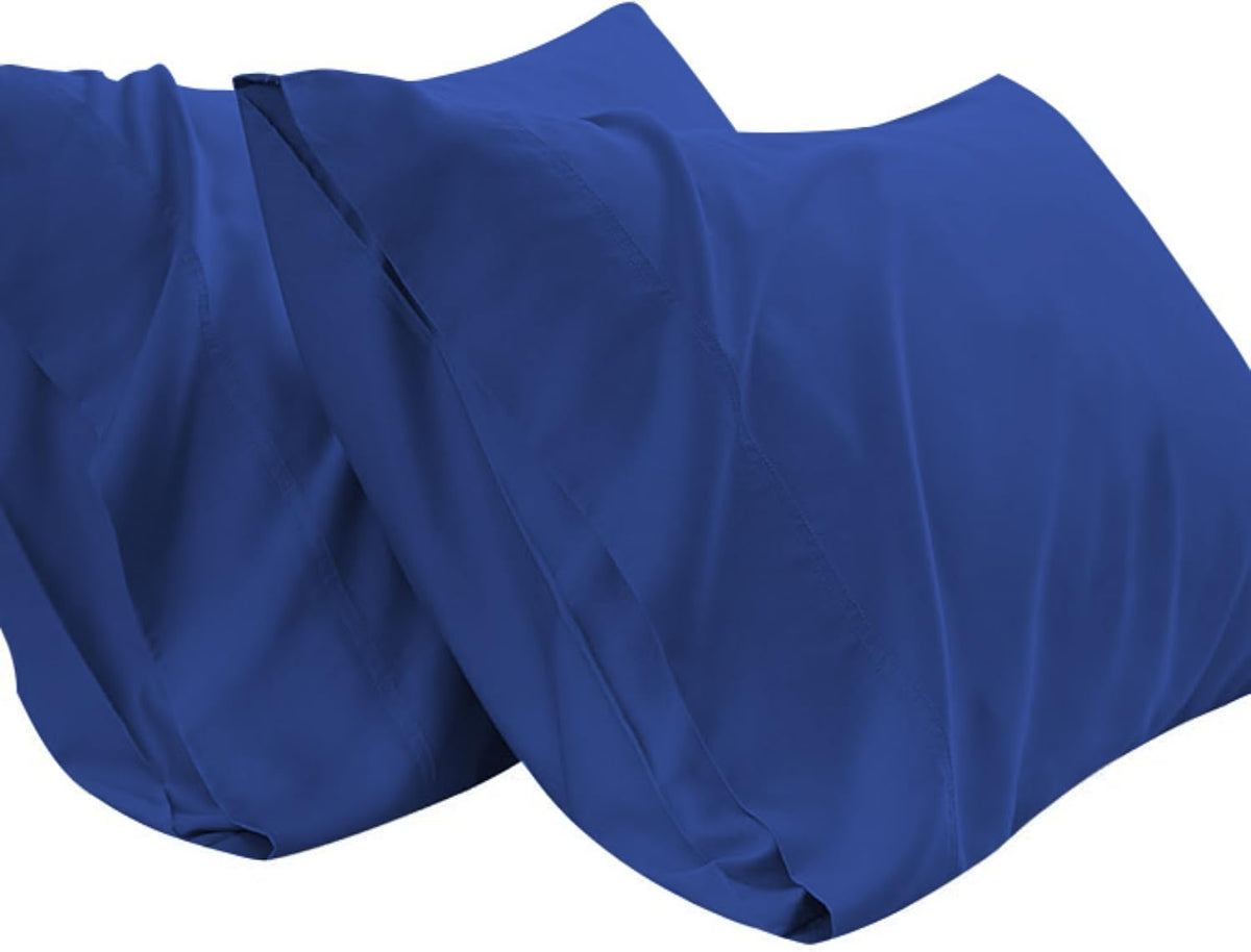 TBM Oversize Pillow Case White King Extra Large Fits Even The Fluffiest Pillows Including The Pancake Pillow Sleeve Style Extra Tall Pillowcase 100% Egyptian Cotton 600 Thread Count