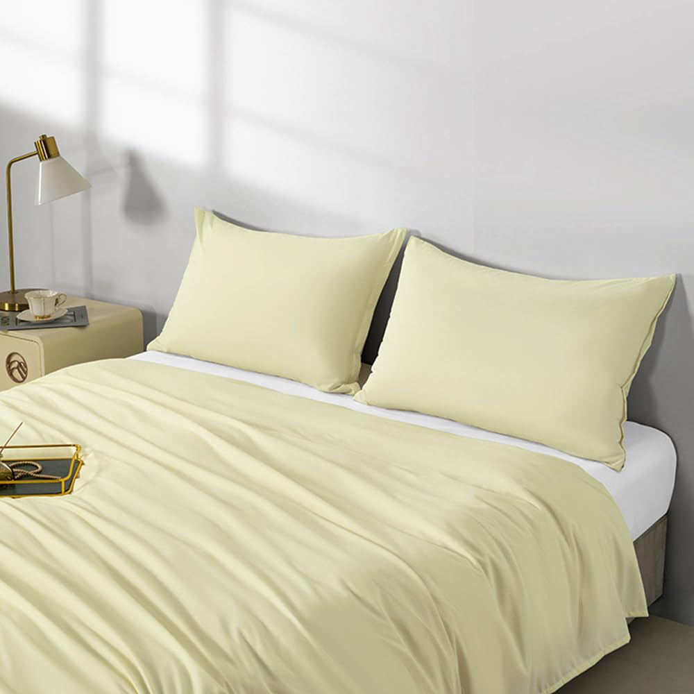 King Size Zipper Pillow Cases Set of 2,Dark Gray,20x36 Inches