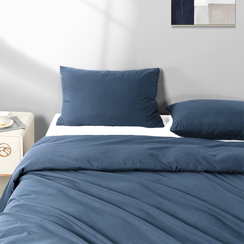 King Size Zipper Pillow Cases Set of 2,Dark Gray,20x36 Inches