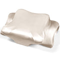 Satin Pillowcase for Cervical Pillows, (Cover Only) Fit for Orthopedic Neck Support Pillow, Silky Smooth Pillowcase Cover with Zipper Closure (Gray)