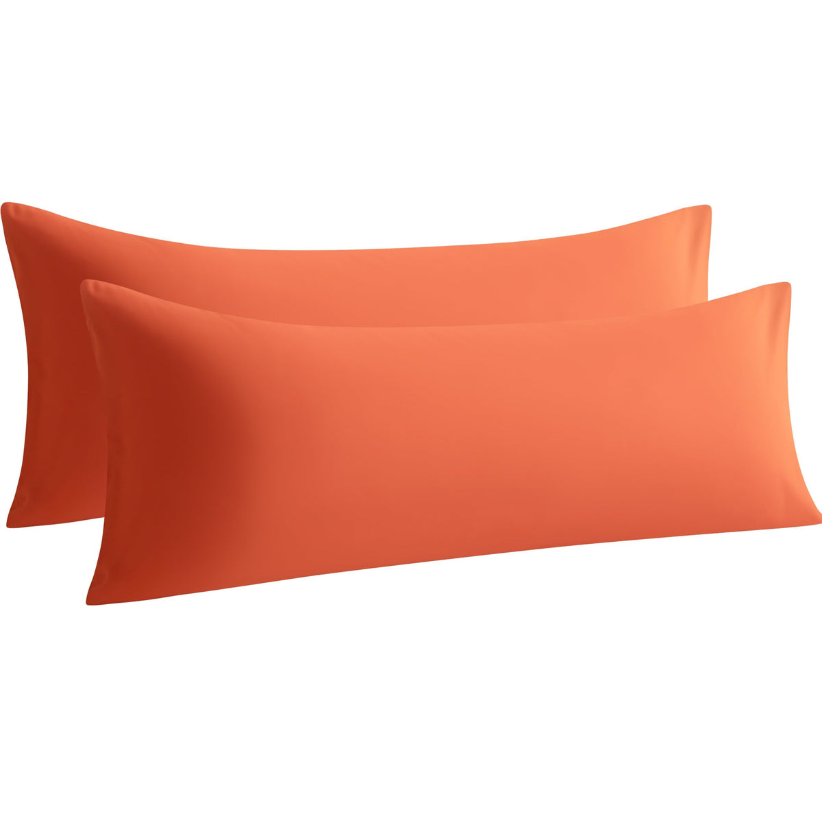 Microfiber King Pillowcases, 2 Pack, 20x36 Inch, Black