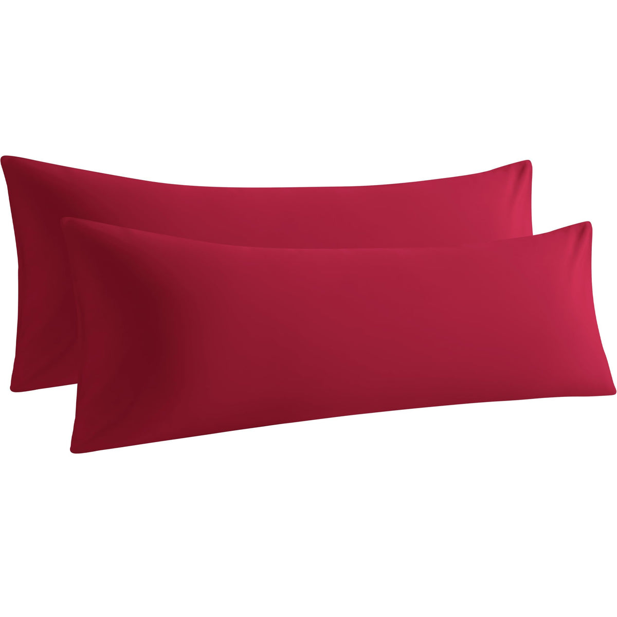 Microfiber King Pillowcases, 2 Pack, 20x36 Inch, Black