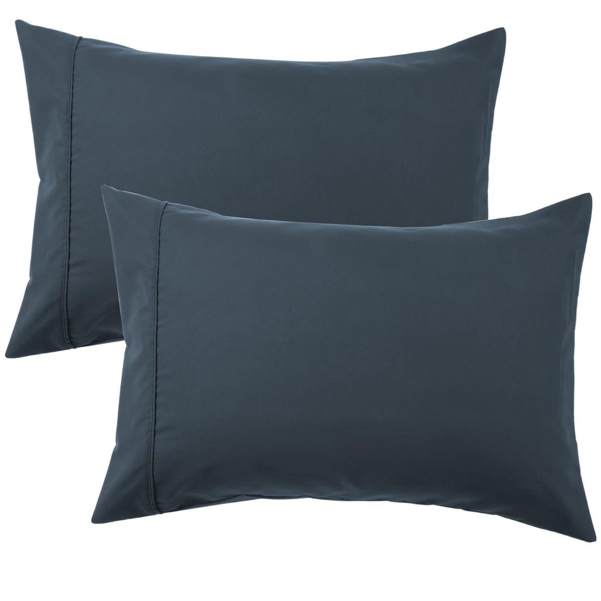 Queen Pillow Cases Set of 2, Ultra Soft Wrinkle-Free Microfiber Pillow Covers with Open-end Closure, Fade/Stain/Shrink Resistant, Machine Washable, Butterfly Garden Print, 20"x30" Queen Size