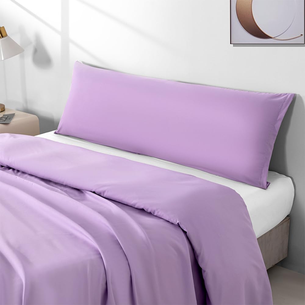 King Size Zipper Pillow Cases Set of 2,Dark Gray,20x36 Inches
