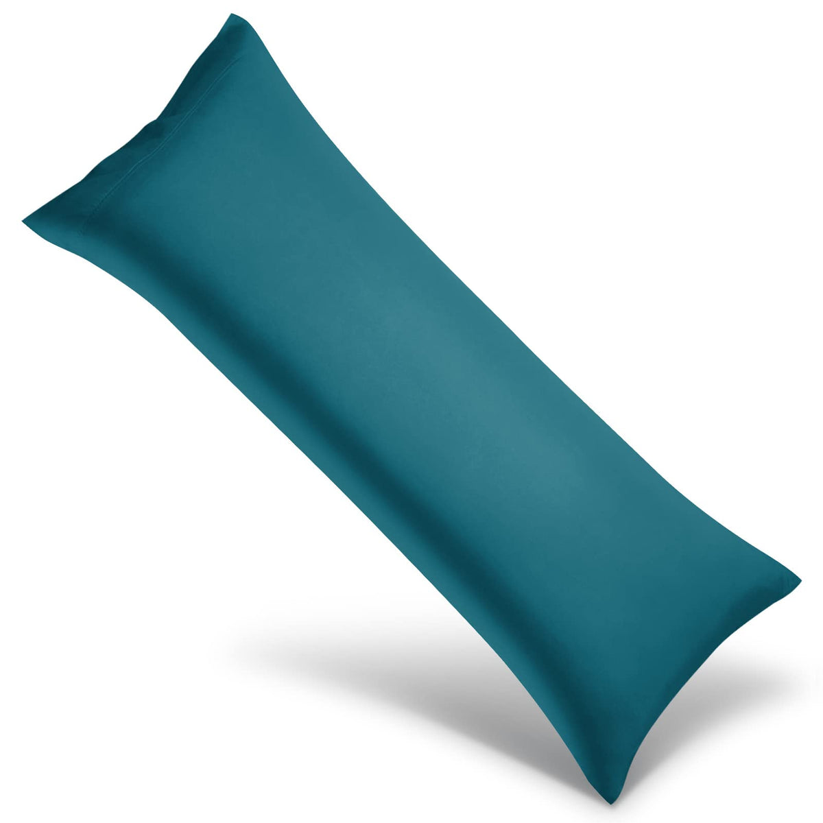 WishSmile Body Cooling Pillowcase Long Pillow Case Breathable Cool Silky Soft Rayon Derived from Bamboo Fabric, Hair and Skin Friendly, Dark Grey, 1 Pack, 20x54IN