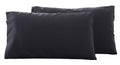 Microfiber Queen Bed Pillowcases 2 Pack, Super Soft Bed Pillow Covers Envelope Closure, Wrinkle, Fade and Stain Resistant, 20x30, Coffee