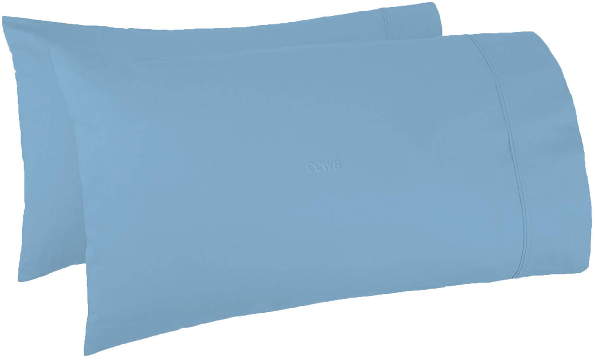 TBM Oversize Pillow Case White King Extra Large Fits Even The Fluffiest Pillows Including The Pancake Pillow Sleeve Style Extra Tall Pillowcase 100% Egyptian Cotton 600 Thread Count