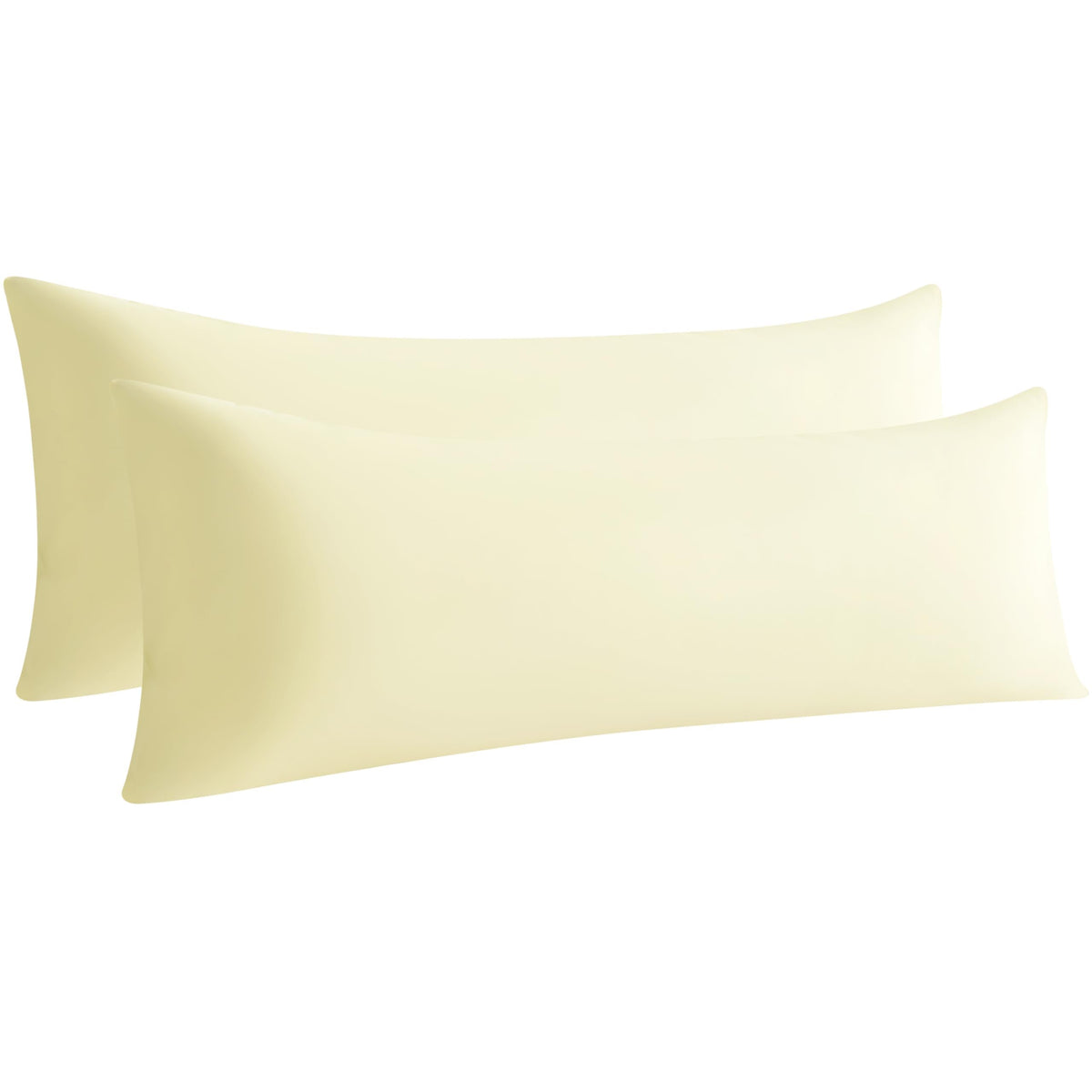 Microfiber King Pillowcases, 2 Pack, 20x36 Inch, Black