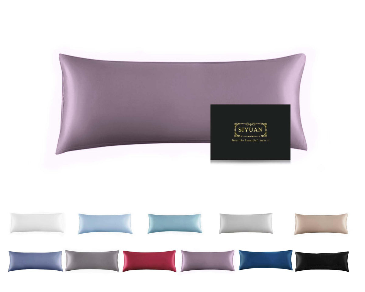 Mulberry Silk Pillowcase for Hair and Skin,Cooling Silk Pillow Case with Hidden Zipper,Allergen Proof Dual Sides Soft Breathable Smooth Silk Pillow Cover for Women (Violet, Toddler)
