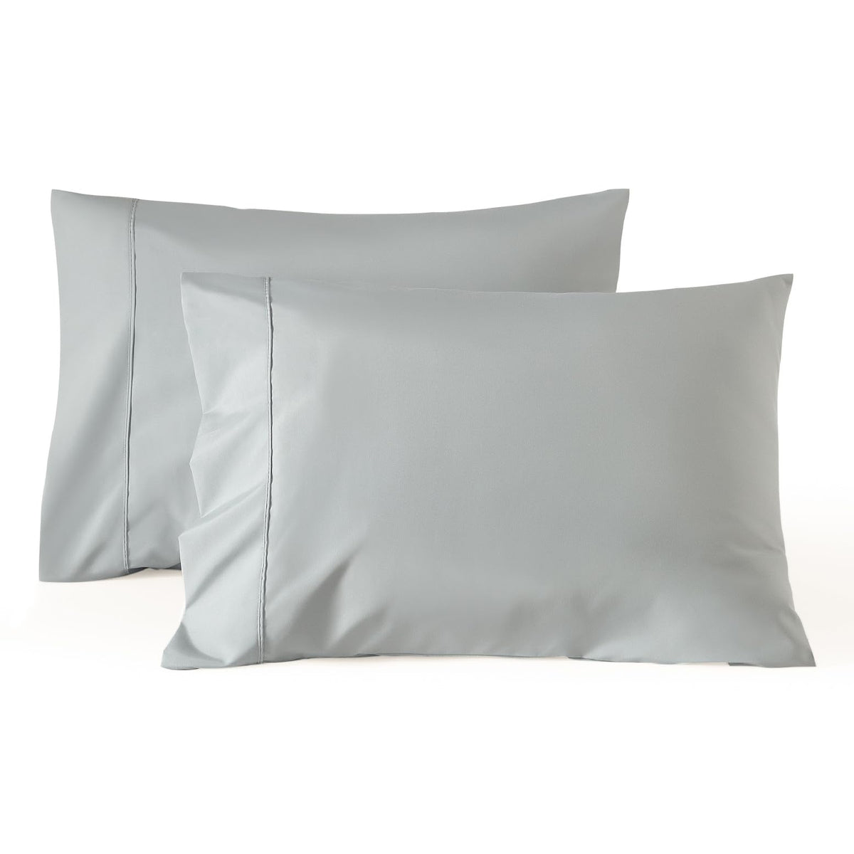 WINLIFE Standard Pillowcases Set of 2 100% Egyptian Cotton, Bright White