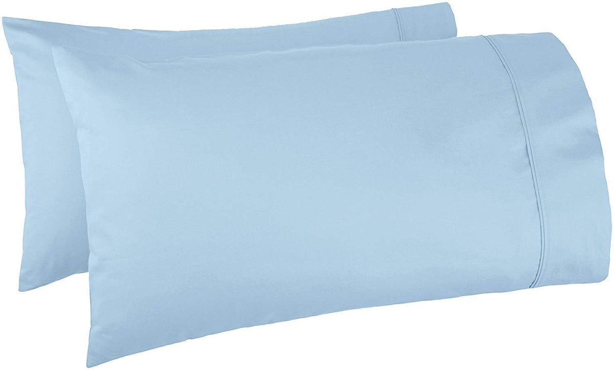 TBM Oversize Pillow Case White King Extra Large Fits Even The Fluffiest Pillows Including The Pancake Pillow Sleeve Style Extra Tall Pillowcase 100% Egyptian Cotton 600 Thread Count